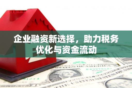 平川企业融资新选择，助力税务优化与资金流动