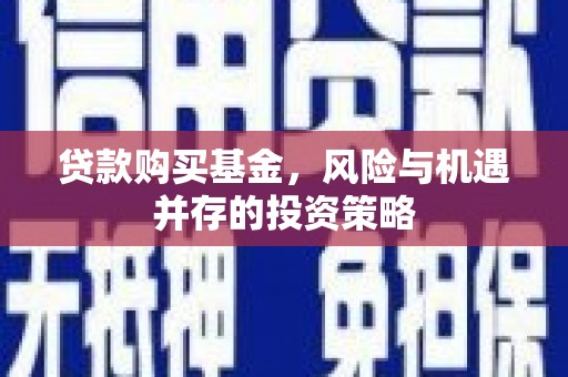 米脂贷款购买基金，风险与机遇并存的投资策略