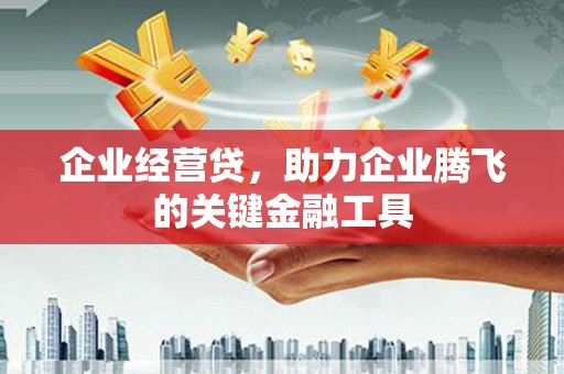 浦江企业经营贷，助力企业腾飞的关键金融工具