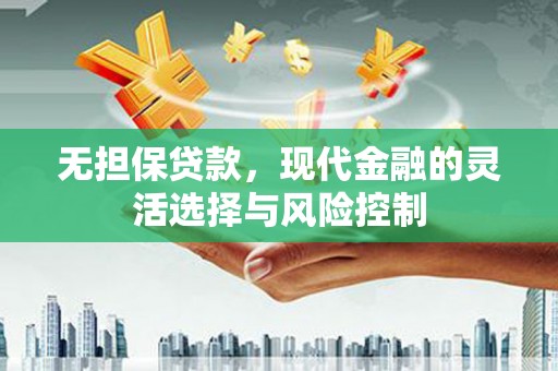 衡东无担保贷款，现代金融的灵活选择与风险控制