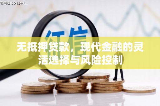 凤城无抵押贷款，现代金融的灵活选择与风险控制