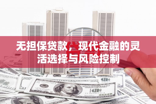 沈北新区无担保贷款，现代金融的灵活选择与风险控制