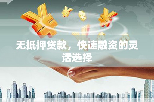 新林无抵押贷款，快速融资的灵活选择