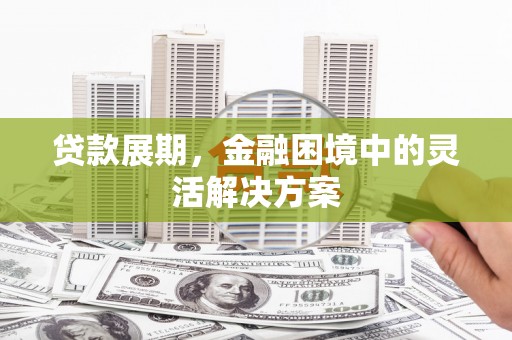 潍坊贷款展期，金融困境中的灵活解决方案