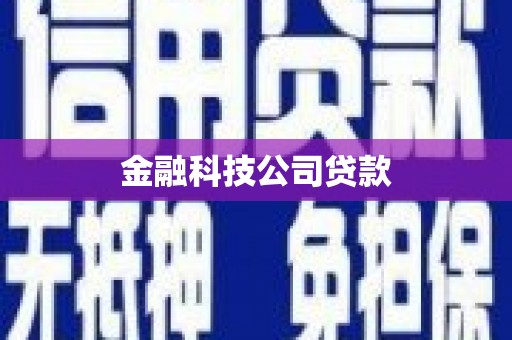 乌来金融科技公司贷款