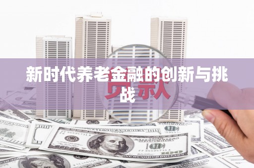 马边新时代养老金融的创新与挑战