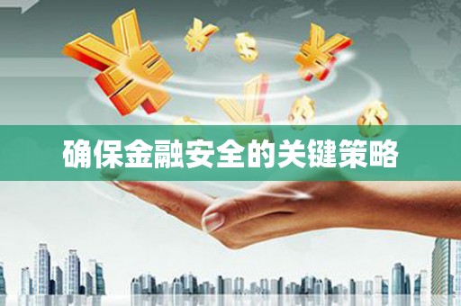 富县确保金融安全的关键策略